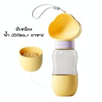 ราคา กระบอกน้ำสุนัขพกพา ขวดน้ำสุนัขพกพา กระบอกน้ำแมวพกพา ขวดน้ำแมวพกพา ขวดน้ำหมา ขวดน้ำแมว 2in1 ใส่น้ำ อาหารได้ ใส่อาหาร (15495026169)