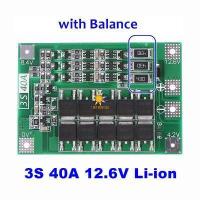 ราคา 3S 40A 11 1V 12 6V BMS 18650 25 45A Lithium Li ion Battery Protection Board ใช้กับสว่าน 170w ได้ (4127298676)