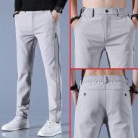 ราคา กางเกงสลิมฟิตผู้ชายแฟชั่นขนาดบวกตรงตัดสำนักงานธุรกิจอย่างเป็นทางการกางเกงผู้ชายทุกการแข่งขันกางเกงสแลคสบายๆ กางเกงสแล็คชาย กางเกงสแลคชาย กางเกงขายาวชาย (17483975410)