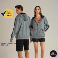 ราคา Mc Jeans เสื้อกันหนาว ฮู้ดดี้ Unisex สีกรมท่า สีเทา MJHP178 (17388186532)