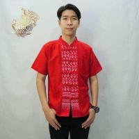 ราคา เสื้อพื้นเมืองชาย ลายขอพระราชทานกระดุมจีน (17538116483)