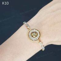ราคา Collect Shop ข้อมือกังหัน ฝังเพชร สร้อยข้อมือกังหันแชกงมิว ทอง18k กำไล เสริมโชคลาภ เงินทอง ปลุกเสกแล้ว (9544775370)