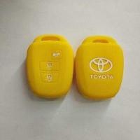 ราคา ซิลิโคนกุญแจ ซิลิโคนรีโมทกุญแจ Toyota Yaris 2017 vios Ativ 3 ปุ่ม ซิลิโคนหุ้มกุญแจรถ ยนต์ โตโยต้า (6320322368)