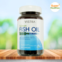 ราคา Vistra salmon fish oil 1000mg 100 แคปซูล วิสทร้า น้ำมันปลาแซลมอน (1390856934)