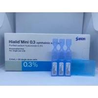 ราคา Mini Hialid 0 3 30 ชิ้น รุ่นหลอด มีกล่องเก็บแถมไปด้วยค่ะ expire 2025 (18417401492)