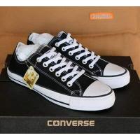 ราคา All Star Classic ox Black Free box รุ่นฮิต สีดำ รองเท้าผ้าใบ คอนเวิร์ส ได้ทั้งชายหญิง ฟรีกล่อง (6366180412)