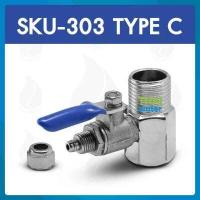 ราคา วาล์วน้ำ ก๊อกน้ำสแตนเลส ข้อต่อสแตนเลส สแตนเลสT WAY Ball Valve (10395926394)