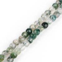 ราคา Facetedธรรมชาติลูกปัดหิน4 6 8 10MM Moss Agateลูกปัดสำหรับเครื่องประดับทำกำไลDIYสร้อยคอต่างหู (5961768886)