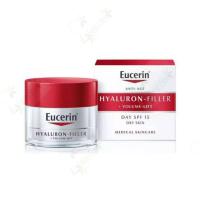 ราคา ไฮยา วอลุ่มเดย์ Eucerin Hyaluron Filler Volume Lift Day SPF15 50ml ยูเซอริน ไฮยาลูรอน ฟิลเลอร์ วอลุ่ม ลิฟท์ เดย์ เอสพีเอฟ15 50มล เติมเต็มริ้วรอยร่องลึก ยกกระชับผิวหย่อนคล้อ (17861316659)