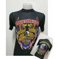 ราคา เสื้อยืดฮาเลย์ Harley Davidson ผ้าบาง50 ผ้ามุ้ง ผ้าบางใส่สบาย สไตล์วินเทจ ป้ายVintage 3D EMBLEM S M L XL (9614590429)