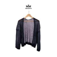 ราคา W0004 เสื้อคลุมไหมพรม เสื้อคลุมคาร์ดิแกน เสื้อกันหนาว เสื้อแขนยาว เสื้อคลุมตาข่าย เสื้อคลุมแฟชั่น เสื้อคลุมเกาหลี เสื้อคลุมไหมพรมแขน (17130758905)