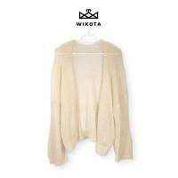 ราคา W0004 เสื้อคลุมไหมพรม เสื้อคลุมคาร์ดิแกน เสื้อกันหนาว เสื้อแขนยาว เสื้อคลุมตาข่าย เสื้อคลุมแฟชั่น เสื้อคลุมเกาหลี เสื้อคลุมไหมพรมแขน (13200621611)