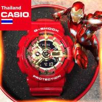ราคา Casio G Shockนาฬิกาข้อมือผู้ชายสีดำ สีทองสายเรซิ่นรุ่นGA 110GB 1ADR ของแท้100 ประกันCMG (2353780470)