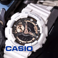 ราคา Casio G Shockนาฬิกาข้อมือผู้ชายสีดำ สีทองสายเรซิ่นรุ่นGA 110GB 1ADR ของแท้100 ประกันCMG (2353780471)