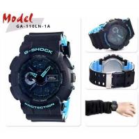 ราคา Casio G Shockนาฬิกาข้อมือผู้ชายสีดำ สีทองสายเรซิ่นรุ่นGA 110GB 1ADR ของแท้100 ประกันCMG (2353780472)