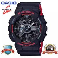 ราคา Casio G Shockนาฬิกาข้อมือผู้ชายสีดำ สีทองสายเรซิ่นรุ่นGA 110GB 1ADR ของแท้100 ประกันCMG (11769148379)