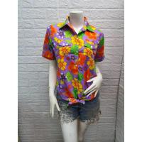 ราคา เสื้อผูกเอว เสื้อลายดอก เสื้อสงกรารต์ แฟชั่นลายดอก แฟชั่นสงกรานต์ (7514878152)