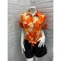 ราคา เสื้อผูกเอว เสื้อลายดอก เสื้อสงกรารต์ แฟชั่นลายดอก แฟชั่นสงกรานต์ (17886916173)