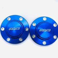 ราคา ฝาครอบดุมล้อ 106mm RAVE จำนวน1คู่ เลือกสีได้ (7835794450)