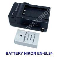 ราคา EN EL24 ENEL24 แบตเตอรี่ แท่นชาร์จ แบตเตอรี่พร้อมแท่นชาร์จสำหรับกล้องนิคอน Battery Charger Battery and Charger For Nikon Nikon 1 J5 DL18 50 DL24 85 BY KANGWAN SHOP (14559431685)