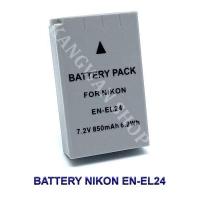 ราคา EN EL24 ENEL24 แบตเตอรี่ แท่นชาร์จ แบตเตอรี่พร้อมแท่นชาร์จสำหรับกล้องนิคอน Battery Charger Battery and Charger For Nikon Nikon 1 J5 DL18 50 DL24 85 BY KANGWAN SHOP (14559431683)