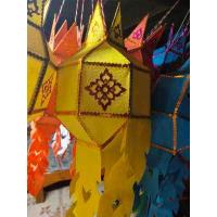 ราคา โคมล้านนา โคมแขวน ทำจากกระดาษสา ขนาด 6 นิ้ว (4158088872)