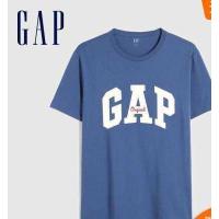 ราคา Gap เสื้อยืดแขนสั้นผ้าฝ้ายแท้ เสื้อผู้ชายและผู้หญิงโลโก้ฤดูร้อนปี848801 (12069011400)