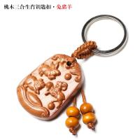 ราคา จี้ปีนักษัตรแกะสลักไม้มะกานีพวงกุญแจรถยนต์รูปวัวเสือกระต่ายงูมังกรม้าแพะลิงไก่และสุนัขหมูเครื่องประดับแบบห้อย (14792016487)