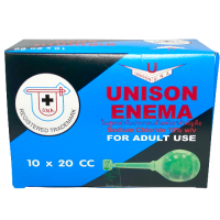 ราคา Unison Enema ที่สวนทวารยูนีซัน สำหรับผู้ใหญ่ 20 cc 10 ชิ้น 1 กล่อง (18461602695)