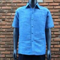 ราคา เสื้อผ้าไหมชาย ไหมผสมฝ้าย สีฟ้า เสื้อทำบุญ เสื้อผ้าไทย มีซับไหล่ พร้อมส่ง (11494261047)