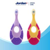 ราคา แพ็ค2ชิ้น คละสี Jordan จอร์แดนแปรงสีฟันเด็ก Step 1 สำหรับ 0 2 ปี (13198055155)