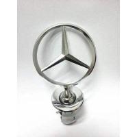 ราคา สำหรับMercedes Benz Star Hoodโลโก้ตรารถยนต์3DเงินW124 W126 W140 W210 W221 (4367426213)