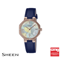 ราคา ของแท้ CASIO นาฬิกาข้อมือผู้หญิง SHEEN รุ่น SHE 4543CGL 2AUDF นาฬิกานาฬิกาข้อมือ นาฬิกาผู้หญิง (12350752916)