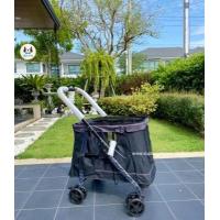 ราคา รถเข็นสุนัขขนาดใหญ่ รถเข็นหมาคันใหญ่ รถเข็นสุนัข รถเข็นหมา รถเข็นแมว LD07 ขนาดกล่องที่นั่งรถ 43x65x50 cm พับได้ พกพาสะดวก ขายดีมาก (14040368059)