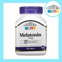 ราคา 21ST Century Melatonin 3 Mg 90 Tablets ของแท้ พร้อมส่ง (17524035528)