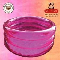 ราคา LookmeeShop สระน้ำเป่าลมทรงกลม 3 ชั้น สีสันสดใส ลายการ์ตูนน่ารัก ขนาด 1 5ม สูง 30 cm ลายการ์ตูน พื้นเป่าลมกันกระแทก สระน้ำเป่าลม สระเด็ก สระน้ำ (16611331470)