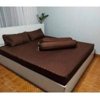 ราคา ผ้าปูที่นอน Ai Zhuo ลายริ้ว เกรดโรงแรม มีขนาด 3 5 5 6 ฟุต เนื้อผ้านุ่มสบาย ไม่ติดขนสัตว์ (10991126146)