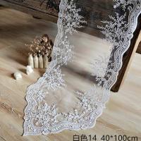 ราคา ผ้าปูโต๊ะลูกไม้สีขาววินเทจสไตล์ยุโรปผ้าปูโต๊ะน้ำชาผ้าคลุมตู้เย็นโต๊ะเครื่องแป้งกันฝุ่นเครื่องประดับ (15019835659)