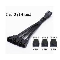 ราคา สาย Y สายพ่วง ขยายช่อง พัดลม 3 4Pin PWM (12545417770)