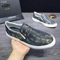 ราคา ขายด่วพร้อมส่งคุณภาพสูงAmiri รองเท้าผู้ชายหนังระบายอากาศแบบสบาย ๆ loafers รองเท้าผ้าใบ (17876645846)