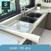 ราคา วอลเปเปอร์ลายหินอ่อน วอเปเปอร์ติดผนัง สติ๊กเกอร์ติดผนัง wallpaper pvc สติ๊กเกอร์ติดโต๊ะ ห้องนอน สติกเกอร์กันนำ สติ๊กเกอร์ ติดครัว (18065249754)