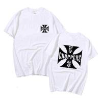 ราคา leee leee Summer Fashion T Shirt West Coast Choppers Print Men Women Streetwear O Neck T Shirt Casual Cotton Short Sleeve Tshirt เสื้อยืด High Street (12436804117)