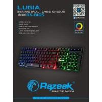 ราคา Razeak คีย์บอร์ดเกมส์มิ่ง Backlighted Gaming Keyboard รุ่น RK 8165 (7396288348)