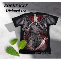 ราคา ของเเท้ Rock eagle Discharge ภาพสกรีนเต็มตัว ลายคมชัด by Rockshop T shirts (8992401389)