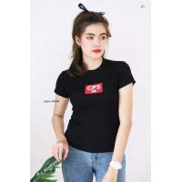 ราคา เสื้อยืดรัดรูปนมโตCPS ลายริ้ว (12344197392)