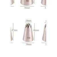 ราคา BY หัวบีบขนาดใหญ่ หัวบีบเค้ก หัวบีบครีม หัวบีบคุกกี้ เบอร์ 901 902 903 9FT 348 1B 336 1G พร้อมส่งในไทย (10521969792)