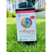 ราคา Youtheory Collagen with Biotin skin Hair Nail Formula 6000 mg 390 tablets Directly Imported from USA (17380081358)
