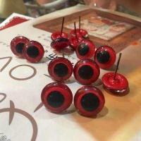 ราคา ตาพญานาค 4pcs มีหลายขนาดให้เลือก doll eye ตา ตาตุ๊กตา ตาแก้ว ประกาย สีแดง ตาพญานาค เหมือนจริง แบบ ก้านลวด ใช้สำหรับ แปะ กาว เพื่อทำ ตาตุ๊กตา (11337139604)