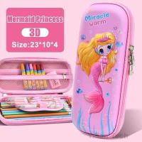 ราคา 3D น่ารักกรณีดินสอโรงเรียนปากกากระเป๋า Kawaii กล่องดินสอสำหรับสาวๆออแกไนเซอร์เครื่องเขียน พร้อมส่งกล่องดินสอ กระเป๋าดินสอลายนูน 3D งานเทียบsmiggle งานเทียบสมิกเกิ้ล Pen Case Mer (18900756684)