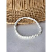 ราคา กำไลลูกปัดแบบยางยืด สร้อยข้อมือลูกปัด กำไลลูกปัดโทนขาวดำ (14325598531)